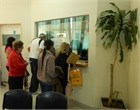 Recepción del centro oftalmológico